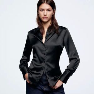 Zara Satin blouse